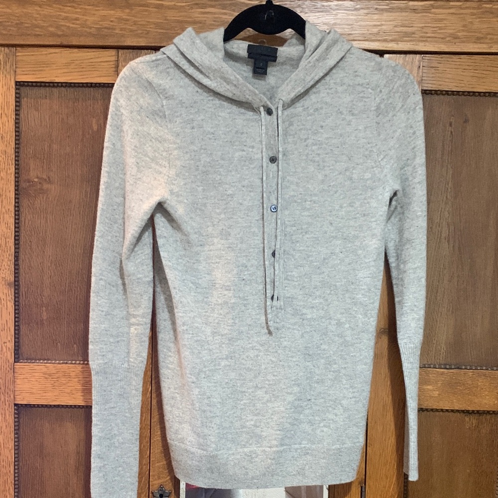 New without tags pristine J Crew cashmere sweater Women's Hooded Sweater